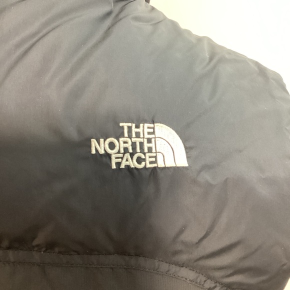 The North Face 700 A0256 Midnight Black Quilted Vest Goose Down Full Zip Size L - Picture 5 of 12